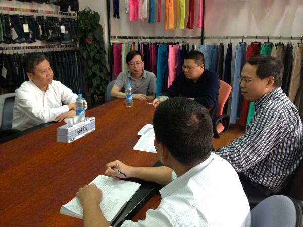 集团领导调研上海凯发公司